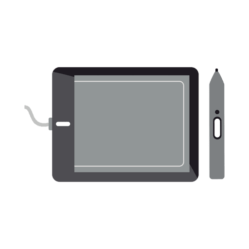 Caneta de almofada de desenho digital Desenho PNG