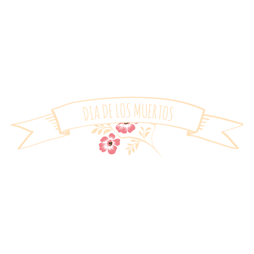 Di??a de los muertos label PNG Design