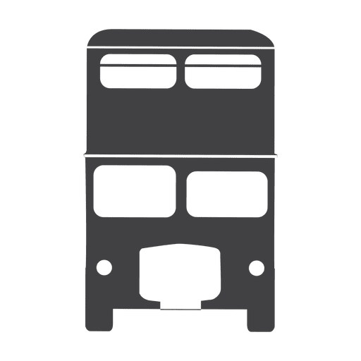 Double deck uk bus PNG Design