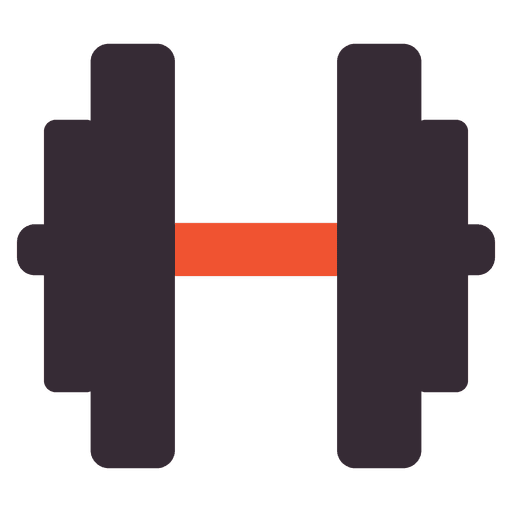 Dumbbell flat icon Transparent PNG & SVG vector file