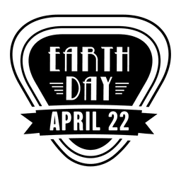 Etiqueta do dia da terra Desenho PNG