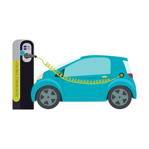 Electric car charging.svg PNG Design