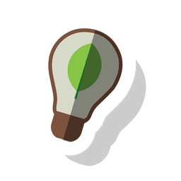 Energy bulb sticker.svg Diseño PNG