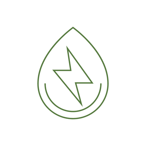 Linha de gota de energia icon.svg Desenho PNG