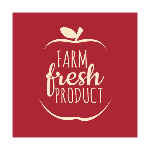 Farm fresh label.svg Diseño PNG