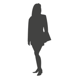 Weibliche Führungskraft die Akten hält PNG-Design