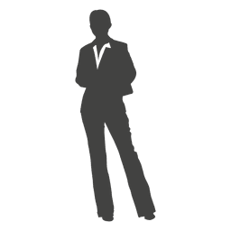 Female Office Executive Silhouette PNG & SVG Design For T-Shirts