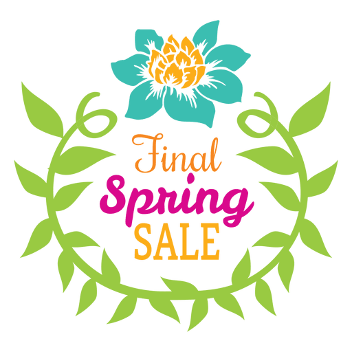 Download Final spring sale badge - Transparent PNG & SVG vector file