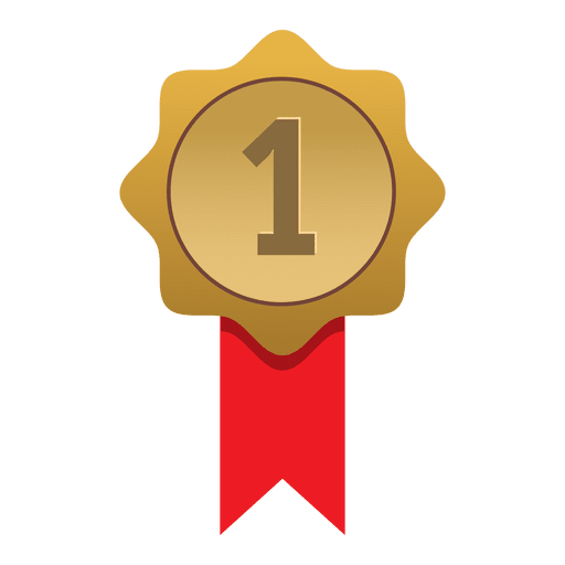 first place gold badge transparent png svg vector file vexels