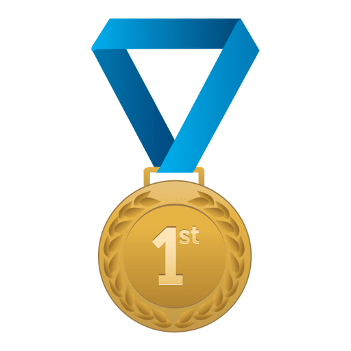 Primer lugar medalla de oro. - Descargar PNG/SVG transparente