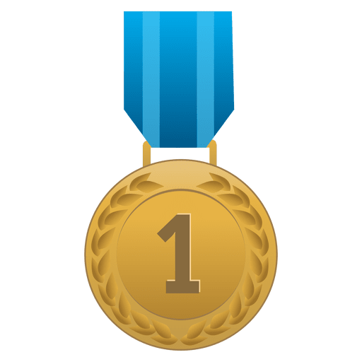 Medaille für den ersten Platz PNG-Design