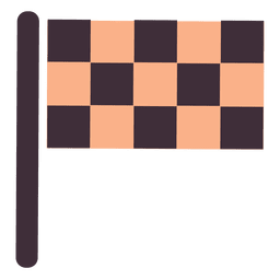 Bandera plana de carreras Diseño PNG