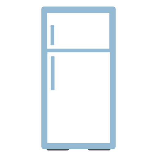Flat fridge box icon