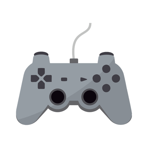Flat gaming controller icon PNG Design
