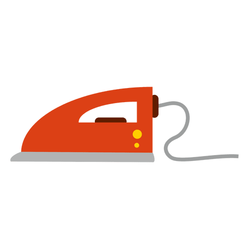 Flat iron machine PNG Design