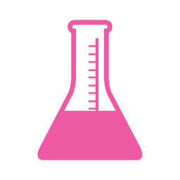 Sinal de frasco plano de laboratório Desenho PNG