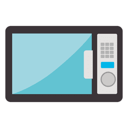 Icono de horno microondas plano Diseño PNG