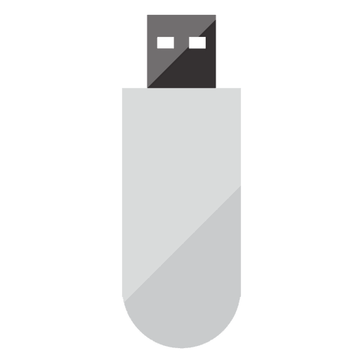 Icono de pendrive plano Diseño PNG