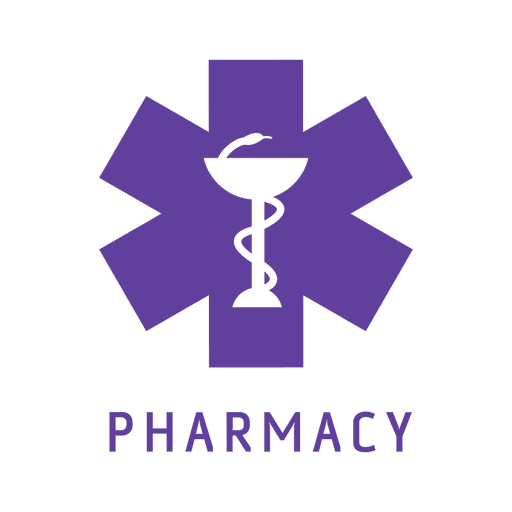 Icono de farmacia plana Diseño PNG
