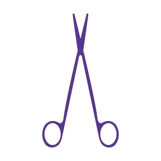 Flat scissors icon Transparent PNG & SVG vector file