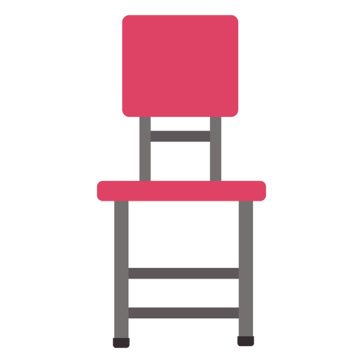 Flat sitting chair PNG Design