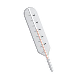 Flaches Thermometer-Symbol Flaches Thermometer-Symbol