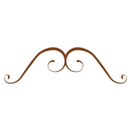 Floral curve ornament
