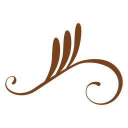 Enfeite de licença floral Desenho PNG