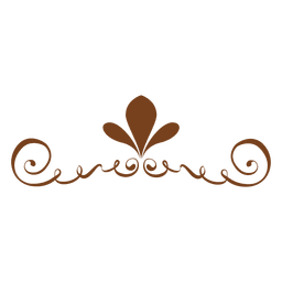 Blumenverzierung PNG-Design