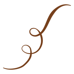 Ornamento floral de los remolinos Diseño PNG