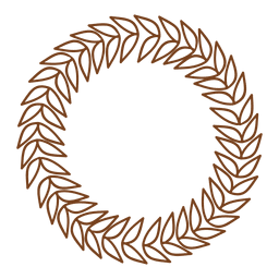 Blumenkranz-Dekorationsrahmen PNG-Design