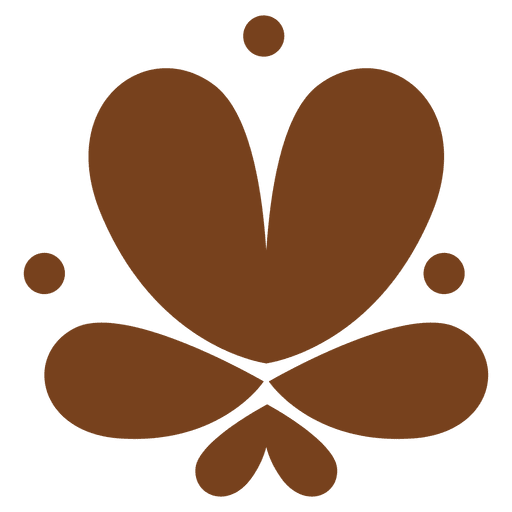 Blumendekorationsverzierung PNG-Design