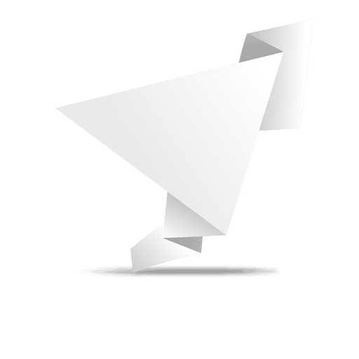 Gefaltetes Origami-Dreieck-Banner PNG-Design