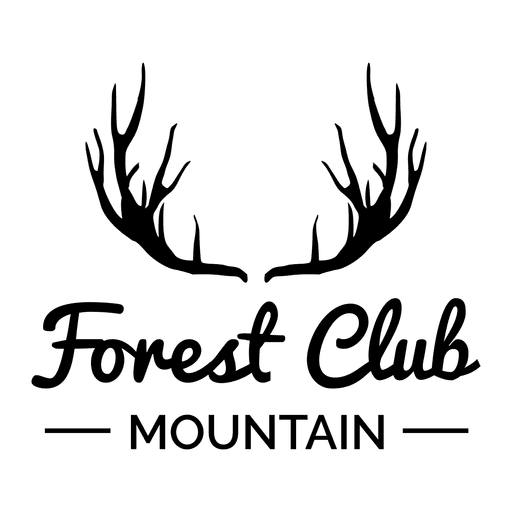 Emblema de viaje del club forestal Diseño PNG