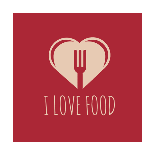 Fork heart logo.svg Desenho PNG