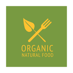 Fork organic label.svg PNG Design