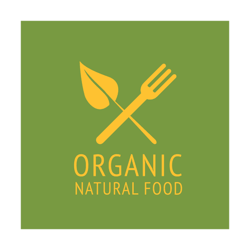 Fork organic label.svg Desenho PNG