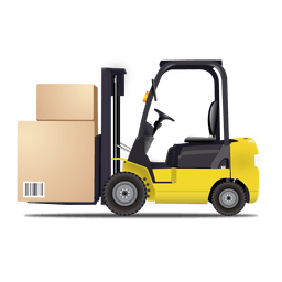 Forklift logistic icon Transparent PNG
