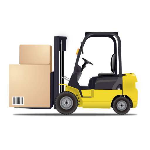 Forklift Logistic Icon PNG & SVG Design For T-Shirts