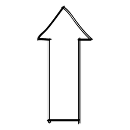 Pfeilzeichnung in Vorwärtsrichtung PNG-Design