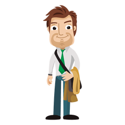 Desenho animado de arquiteto engraçado Desenho PNG