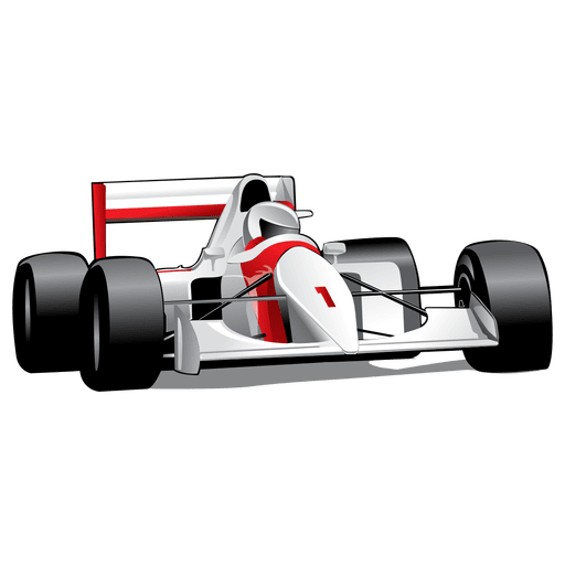 Glänzendes Formel-1-Auto PNG-Design