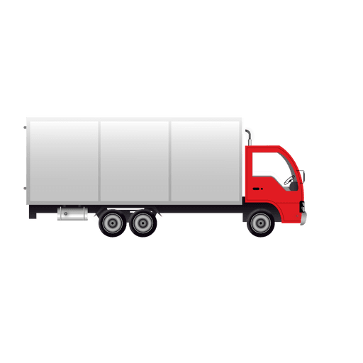 Glossy shipment truck - Transparent PNG & SVG vector file
