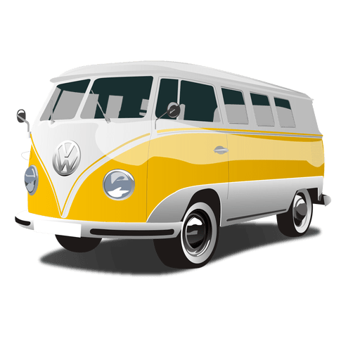Glänzender Touristenbus PNG-Design