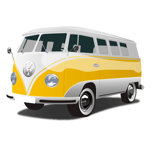 Ônibus turístico brilhante Desenho PNG