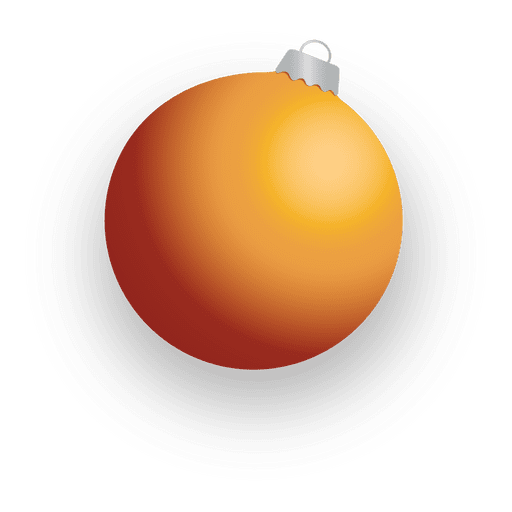 Golden 3d christmas bauble PNG Design