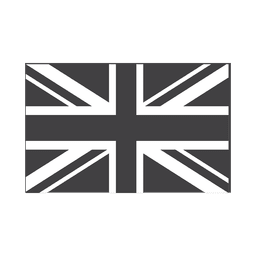 Großbritannien Flaggenikone PNG-Design