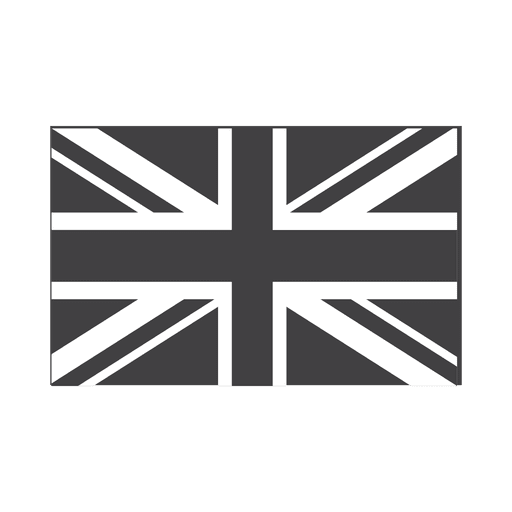 Gro?britannien Flaggenikone PNG-Design