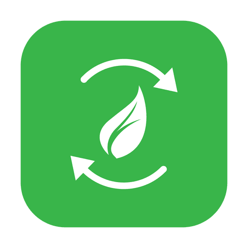 Green leaf recycle.svg PNG Design