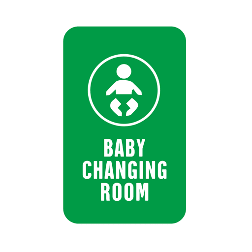 Changing Room Tag PNG Design